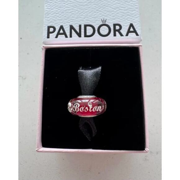 Rare Pandora Authentic Boston Exclusive Massachusetts Lobster Marano Charm - Picture 3 of 8
